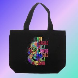 RBG Large Reusable Tote Bag